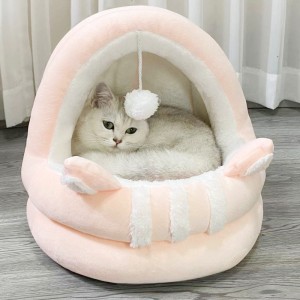 Wholesale Plush Soft Comfortable Pet Nest e nang le Toys Ball