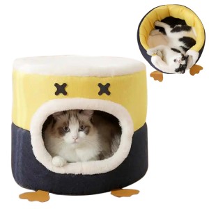 Duck Shape One Litter for Two Purposes Removable Pet Bed