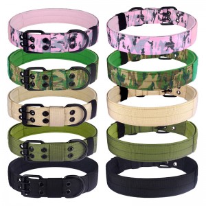 Durable Personalized Adjustable Dog Tactical Collar
