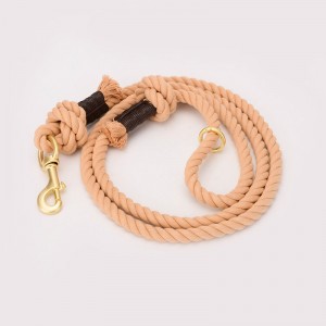 Duorsume Personalized Cotton Traction Rope Dog Walking Leash