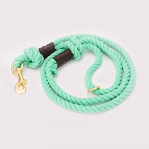 Duorsume Personalized Cotton Traction Rope Dog Walking Leash