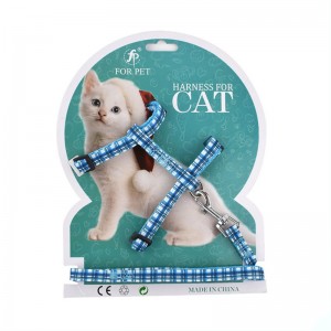 Прочный персонализированный регулируемый комплект шлейки для выгула кошек