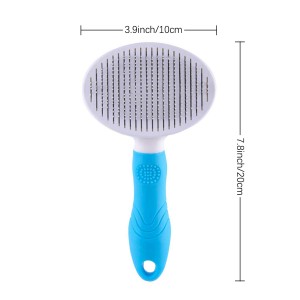 Personnaliséierten Self-Cleaning Hausdéier Hair Remover Comb