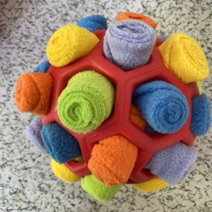 Puzzle Dispensador de alimentos interactivo Pet Snuffle Toys Ball