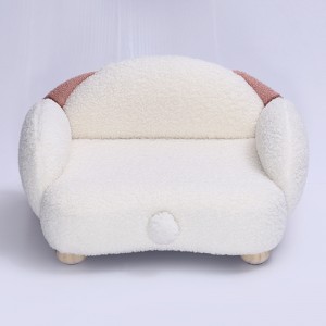 Cartoon Winter Warm Soft Comfortable Pet Furniture Sofa Bed
