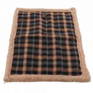 Confortável lã de cordeiro inverno quente tapete impermeável para animais de estimação