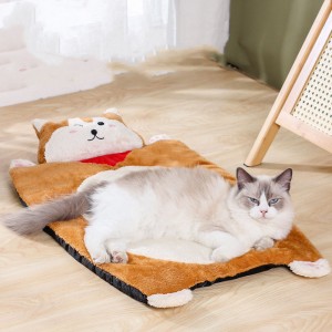 М'яка, зручна і тепла підкладка для ліжечка для тварин у формі Cute Hippo