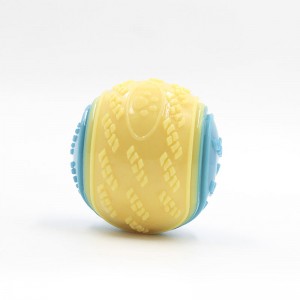 6,5 см/9 см интерактивна топка за почистване на зъби Куче скърцащи играчки