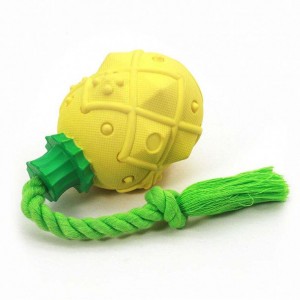 Grappich rubber ananas foarm ynteraktive hûn feeder Toys