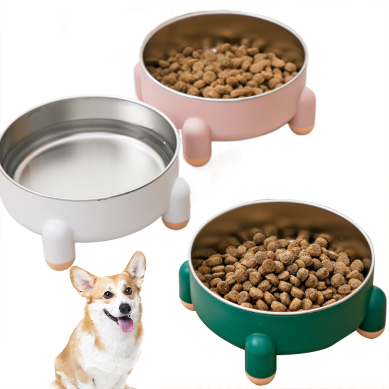 Umthamo omkhulu Stainless Steel Elevated Dog Food Bowls