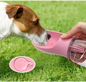 Przenośna butelka na wodę pitną dla psa o pojemności 350 ml/550 ml