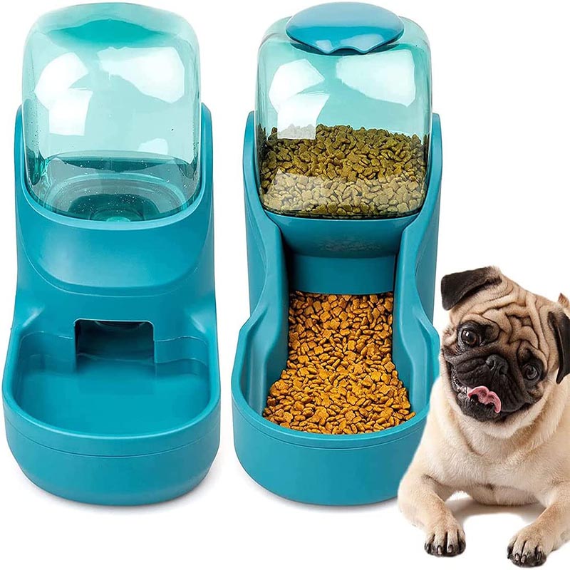 Automatische voedseldispenser met grote capaciteit en waterfonteinen voor huisdieren