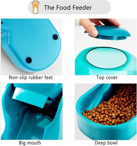 Dispensador automático de alimentos de gran capacidade Fontes de auga para animais