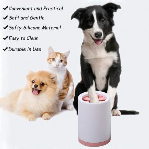 Odolný silikónový pohár na čistenie labiek pre psov