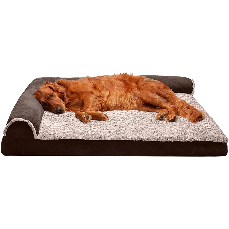 Luxury Washable Sofa Memory Foam Orthopedic Dog Bed