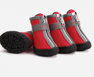4Pcs / Set Durable Waterproof Kwete-kutsvedza Winter Pet Shoes