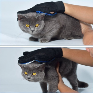 Прилагодена четка за ракавици за чистење со силиконска масажа за чистење на домашни миленици