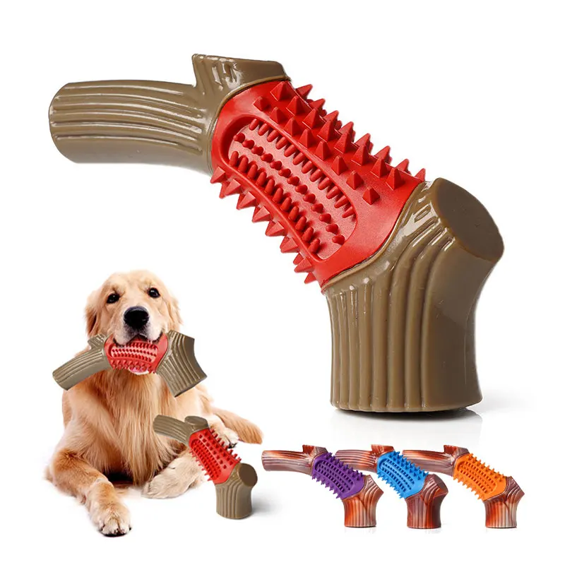 Jouets interactifs non toxiques pour chiens de nettoyage des dents, résistance aux morsures