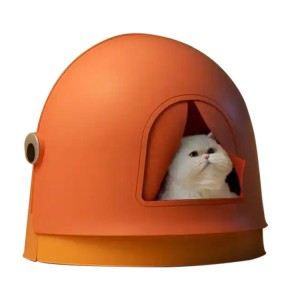 Tutus Simple Cute Cat Head Cat Litter Box