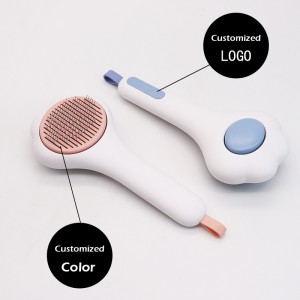 New Design Self Cleaning Stainless Steel Pet Hair Remover Comb