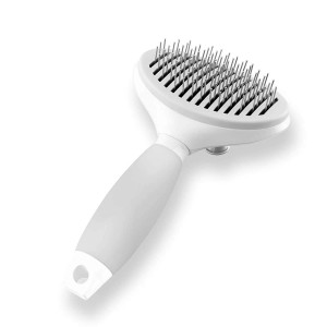 I-Hot Sale Self Cleaning Slicker Pet Hair Removal Comb