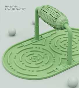 Veguhezbar Silicone Slow Feeder Interactive Puzzle Dog Leaky Food Toy