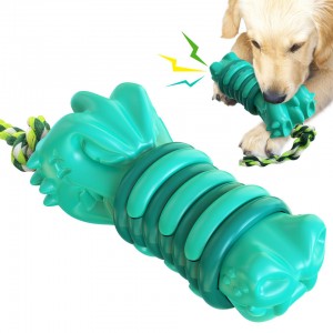 Mainan Kunyah Anjing Pembersih Gigi Geraham Berbentuk Kepala Buaya Lucu