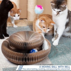 Играчка за котка Magic Organ Interactive Scratcher Cat with Bell