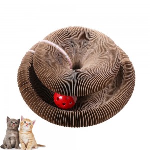 Uchawi Organ Interactive Scratcher Cat Toy pamoja na Bell
