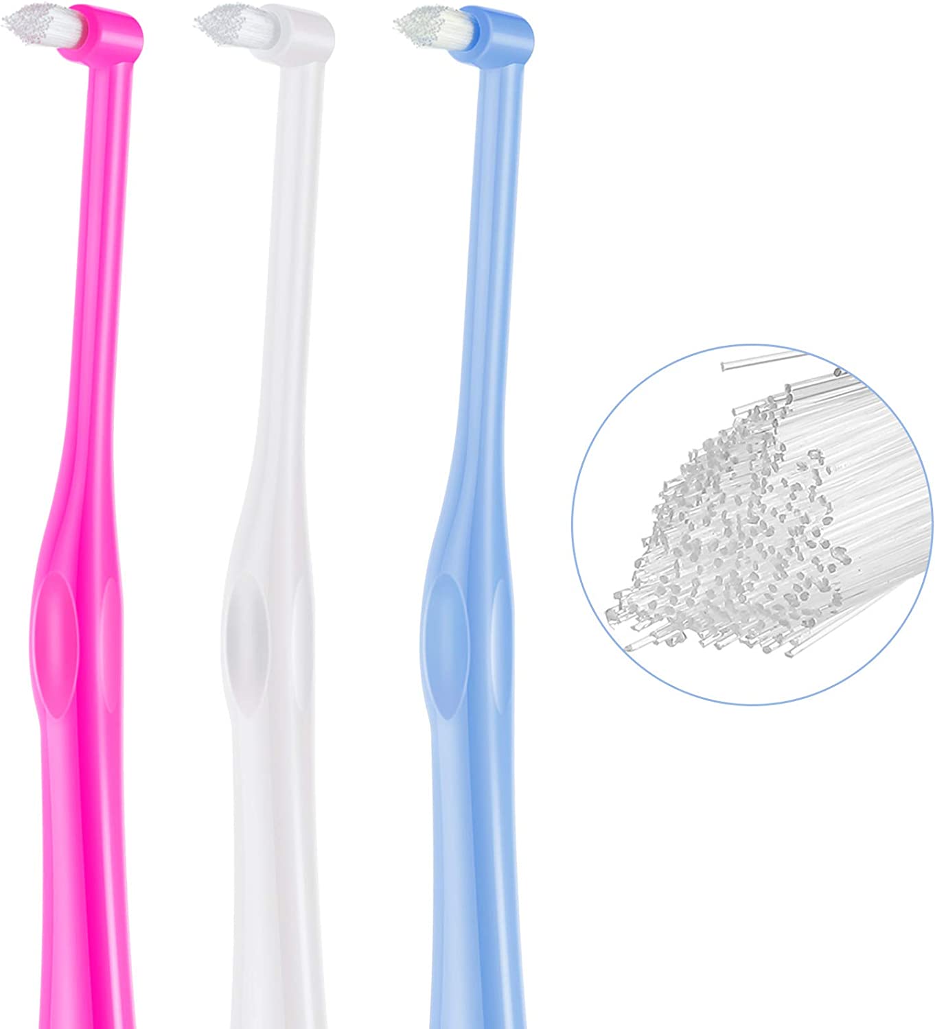Mini Single Head Ended Pet Toothbrush for Small Dog Cat