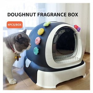 Hot Selling Donut Udara Segar lan Deodoran Awet kanggo Kucing
