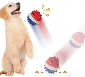Издржљива интерактивна играчка за жвакање за псе са дозатором за спорију храну