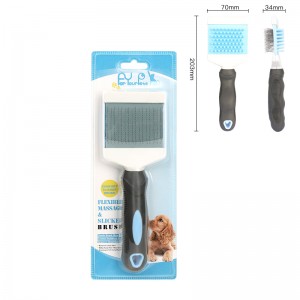 Hot Sale Double Sided Cat Combs With Masaging Bead