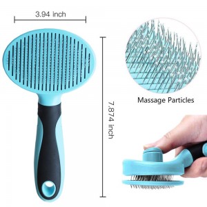 Mos Shedding Self Cleaning Pet Hair Remover Txhuam