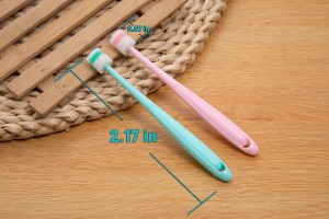 Wholesale Custom 360 Degree Soft Rubber Serokê Pet Toothbrush