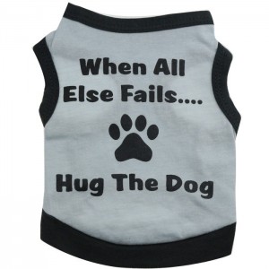 Wholesale Pet Clothes Sweatcloth Printed Dog Paw Vest