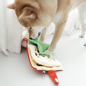 מכירה חמה ספר צורה דולף מזון כלב פאזל צעצוע
