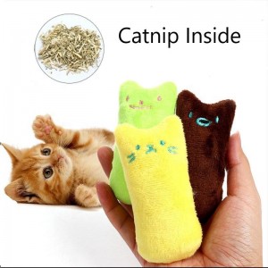 Durable Bite Resistant Plush Cat Toy With Catnip