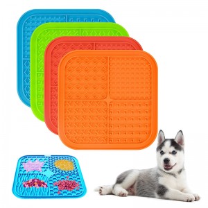 Silicone Puzzle Dog Slow Eat Lick Pad with Strong Suction