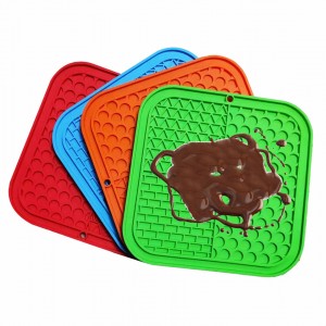 Silicone Puzzle Dog Slow Eat Lick Pad mei sterke suction