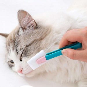 Cat Eye Poop Brush Tear Stain Remover Cleaning Grooming Tools