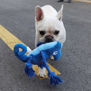 Full Stuffed Plush Interactive Dog Squeaky Chew Toy