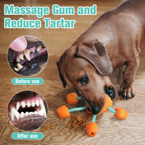Vastupidavad naljakad hammaste puhastamise lihvimisköie koera närimismänguasjad