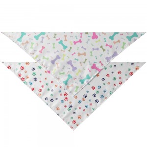 Customized Easter Triangle Pet Scarf with Custom Logo