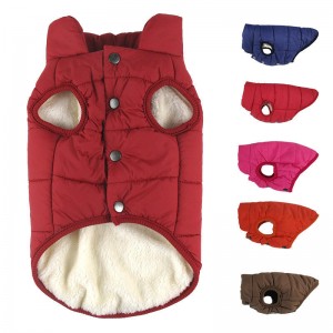 Winter Soft Windproof OEM Custom Clothes for Dog Jacket