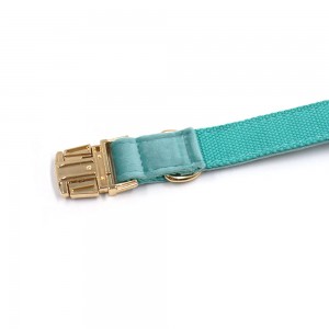 Wholesale Cotton Adjustable Metal Buckle Dog Collar