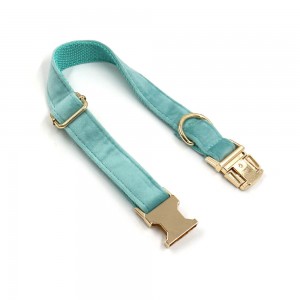 Wholesale Cotton Adjustable Metal Buckle Dog Collar