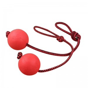 Durable Rope Interactive Training Dog Chew Toy Ball