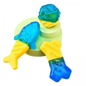 Veľkoobchodné chladiace hračky TPR na čistenie zubov molárnych tyčí pre psov