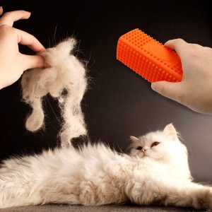 Kub Muag Slicker Shedding Pet Hair Remover Txhuam